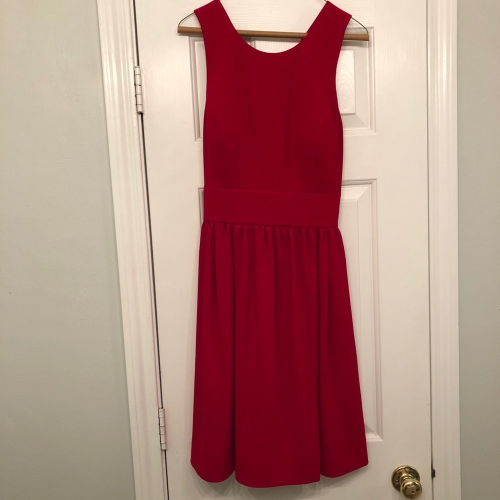Hitherto- Red Cocktail Dress